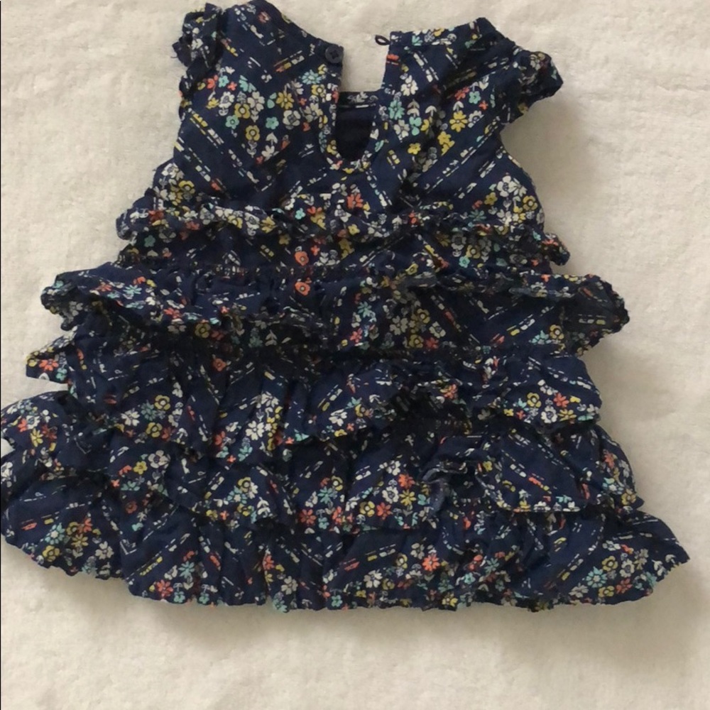 Multi-colored ruffles baby dress - Picture 2 of 3